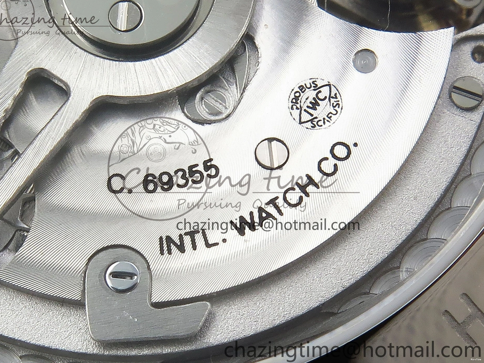 MIROTIME 0301 Reliable Portuguese Chrono IW3716 Z+F 1:1 Best Edition Red Dial on Red Rubber Strap A 7015